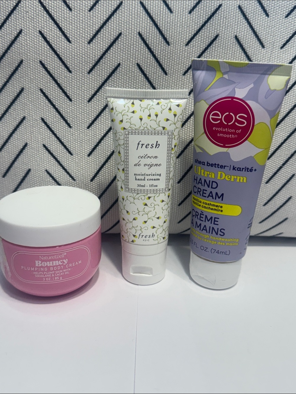 EOS, Fresh and NatureWell Creams